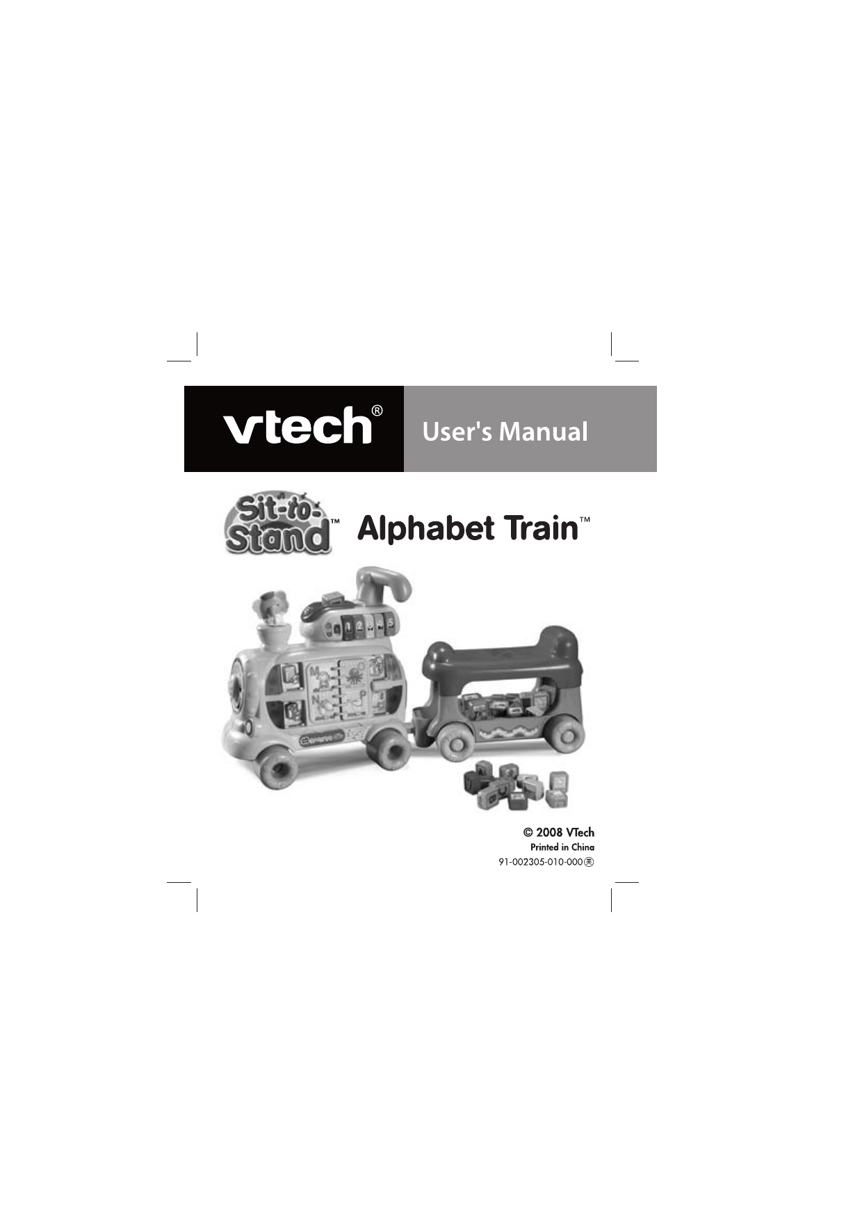 VTech Alphabet Train Instruction manual Manualzz