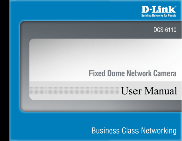 D-Link DCS-6110 User manual | Manualzz