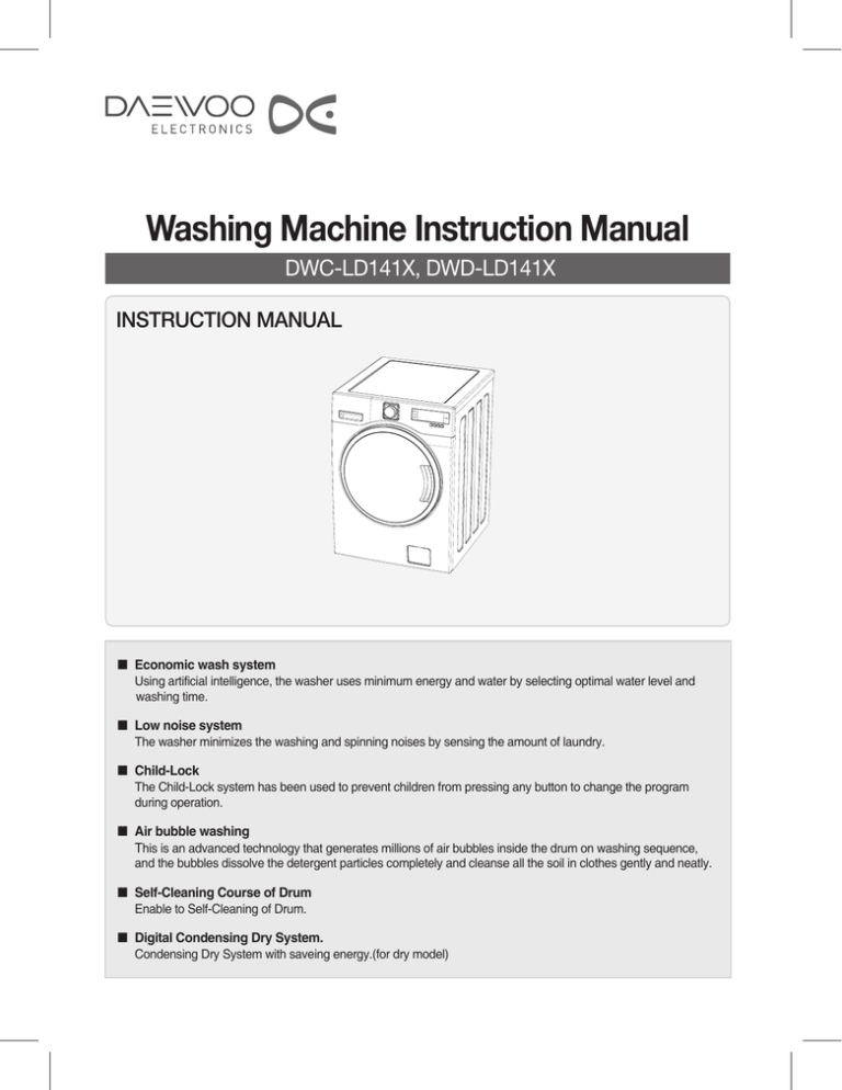 CONSTRUCTA washing machine User manual Manualzz