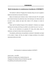 Hsun HS700UTV Maintenance Handbook