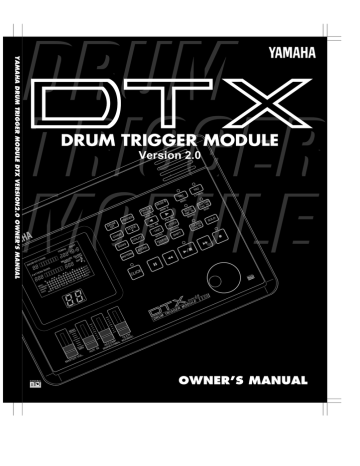 Yamaha Dtx Owner S Manual Manualzz