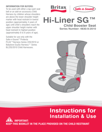 britax protecta plus harness