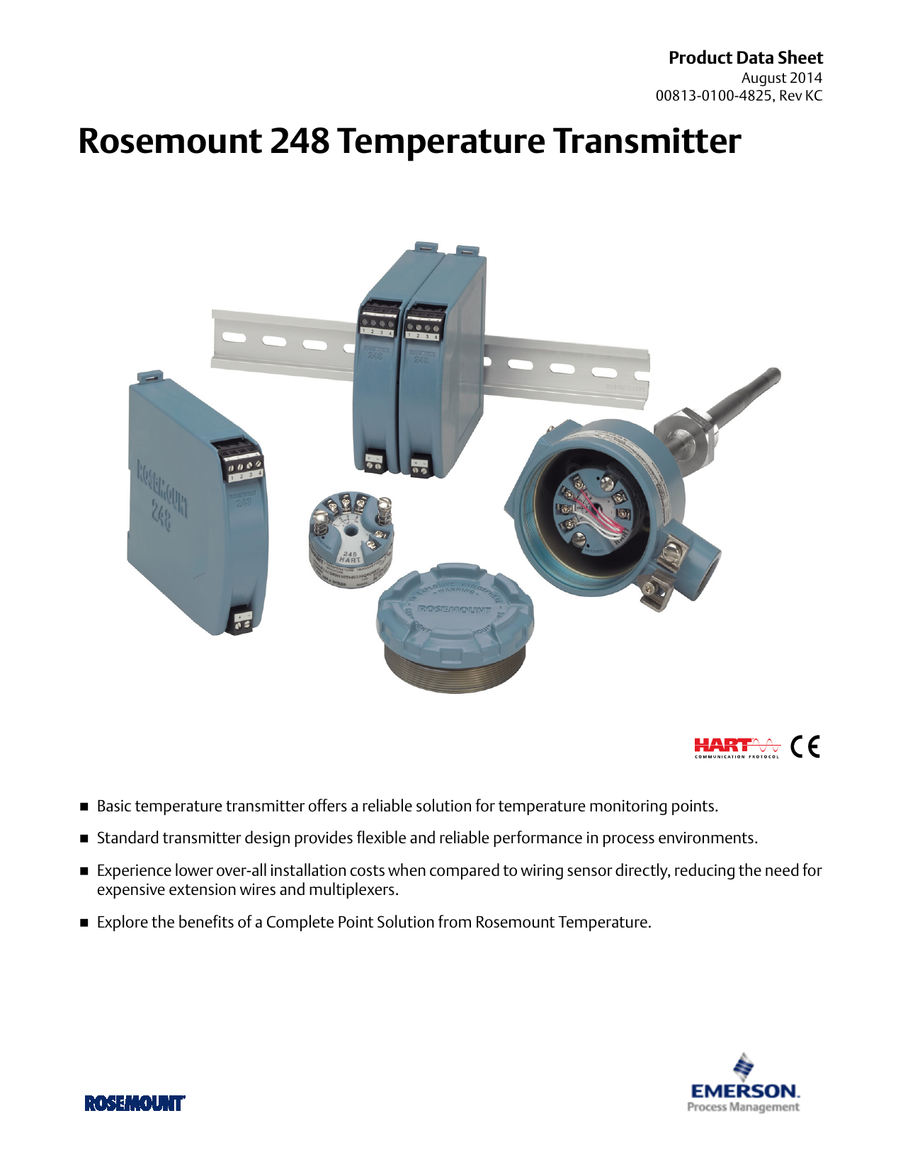 Rosemount 248 Temperature Transmitter Manualzz