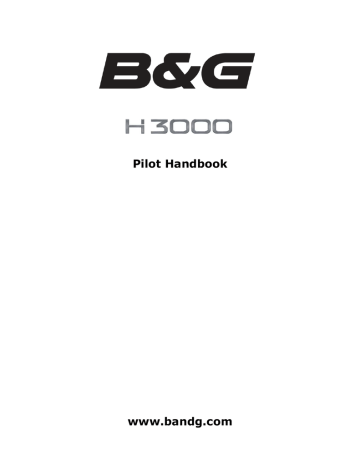 B & G H3000 Pilot Owner's Manual | Manualzz