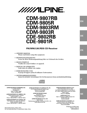 alpine cda 9827 wiring diagram - Wiring Diagram