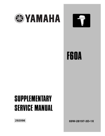 Yamaha F60 Service Manual Manualzz, Yamaha Digital Tachometer Wiring Diagram Pdf