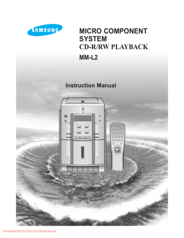 Samsung MM-L2 Instruction manual | Manualzz