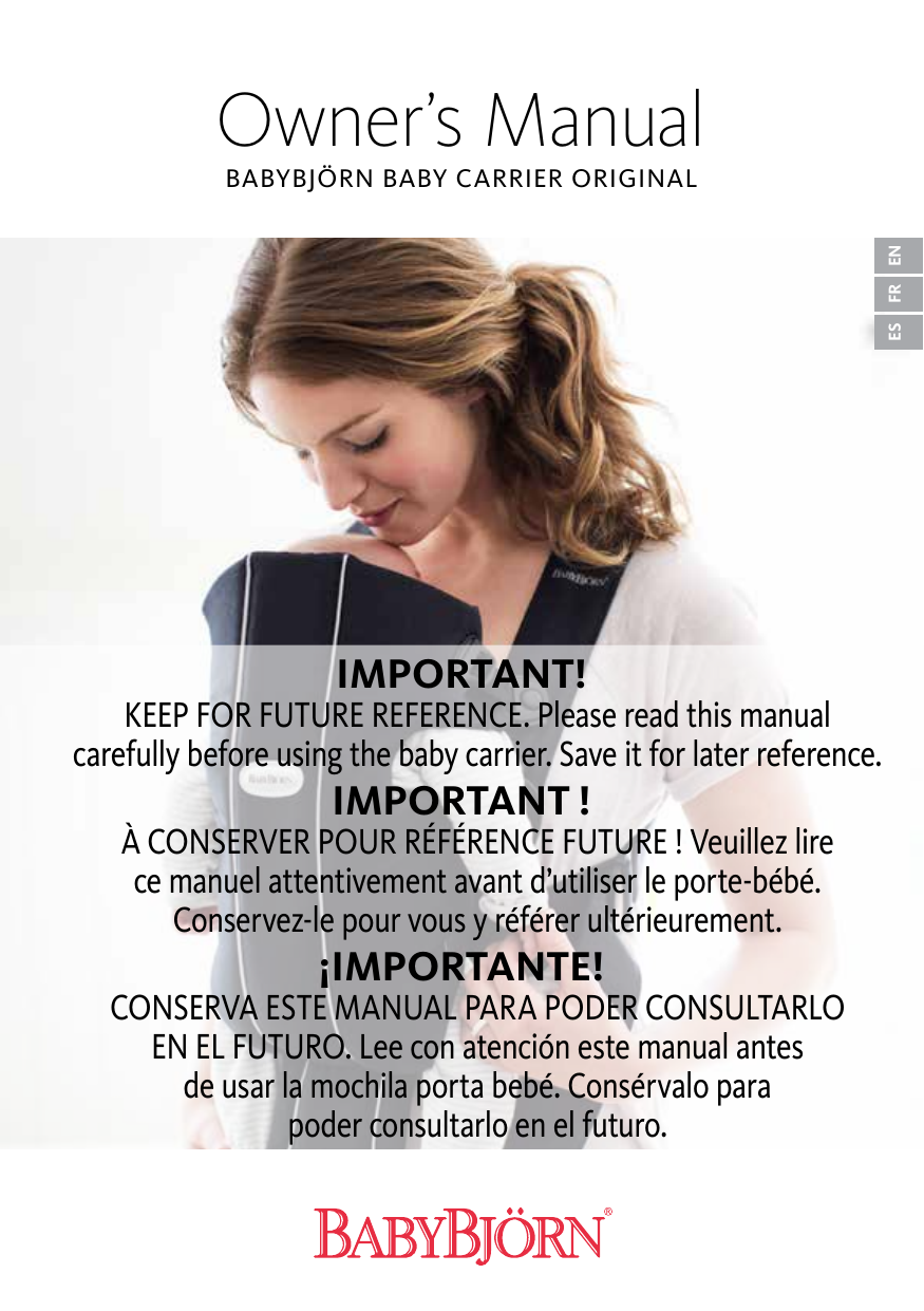 baby bjorn active carrier instructions