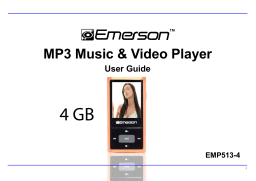 Emerson EMP513-4 User guide