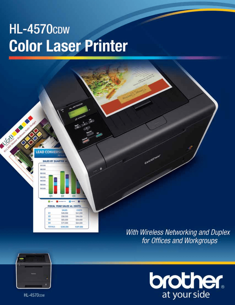 Brother Hl 4570cdw Printer User Manual Manualzz