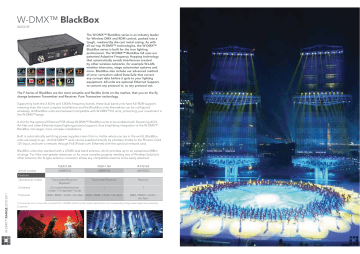 Black Box | 5000 Series | User manual | W-DMX™ BlackBox | Manualzz