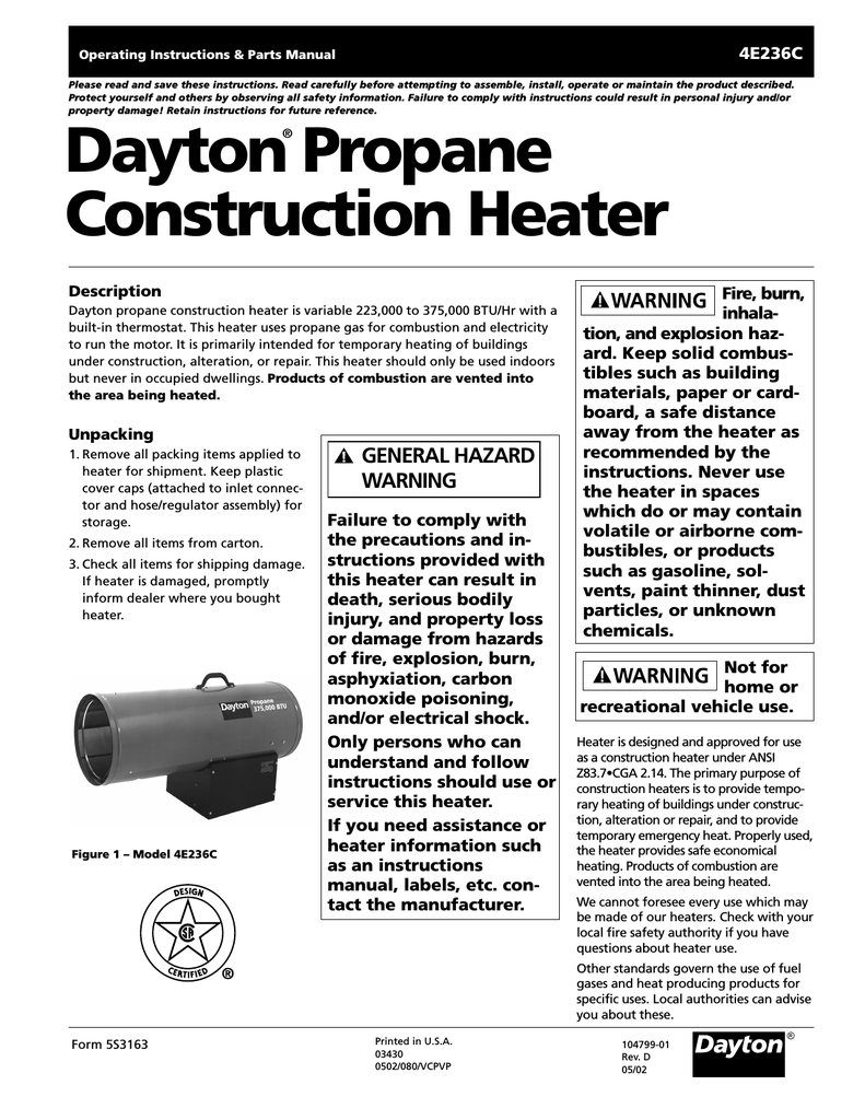 Dayton Pump Manual