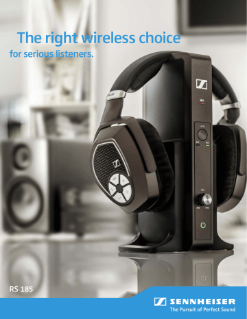Sennheiser RS 185 Fact Sheet | Manualzz