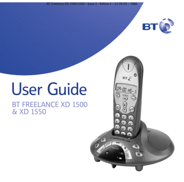 Bt Freelance Xd 1500 User Guide Manualzz