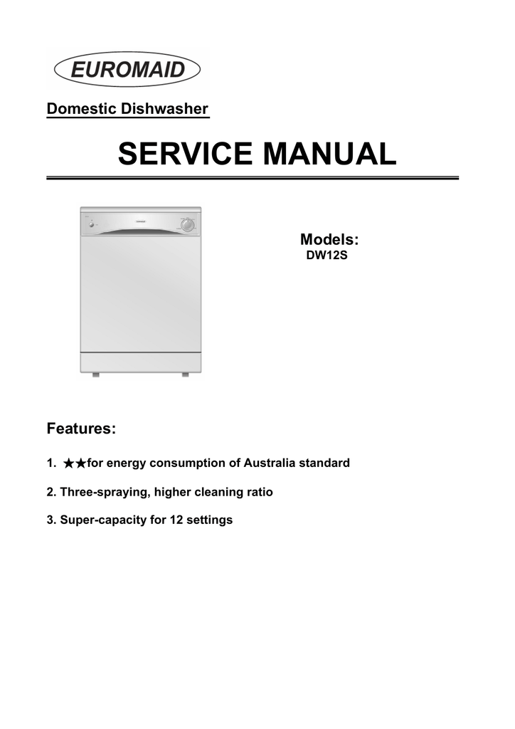 Euromaid DW12S User manual Manualzz