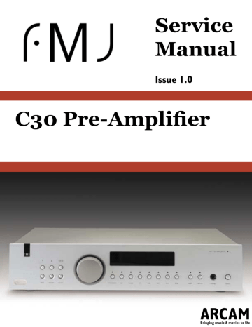 Arcam C31 Pre Amplifier Service Manual | Manualzz