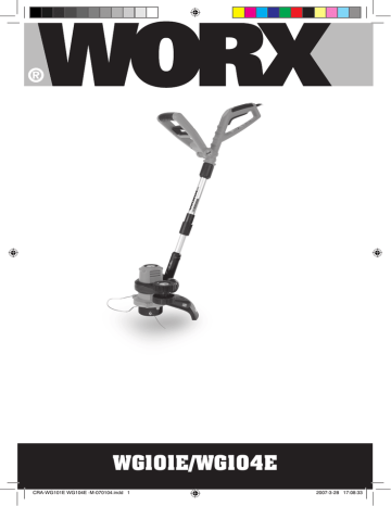 Worx WG104E User manual Manualzz