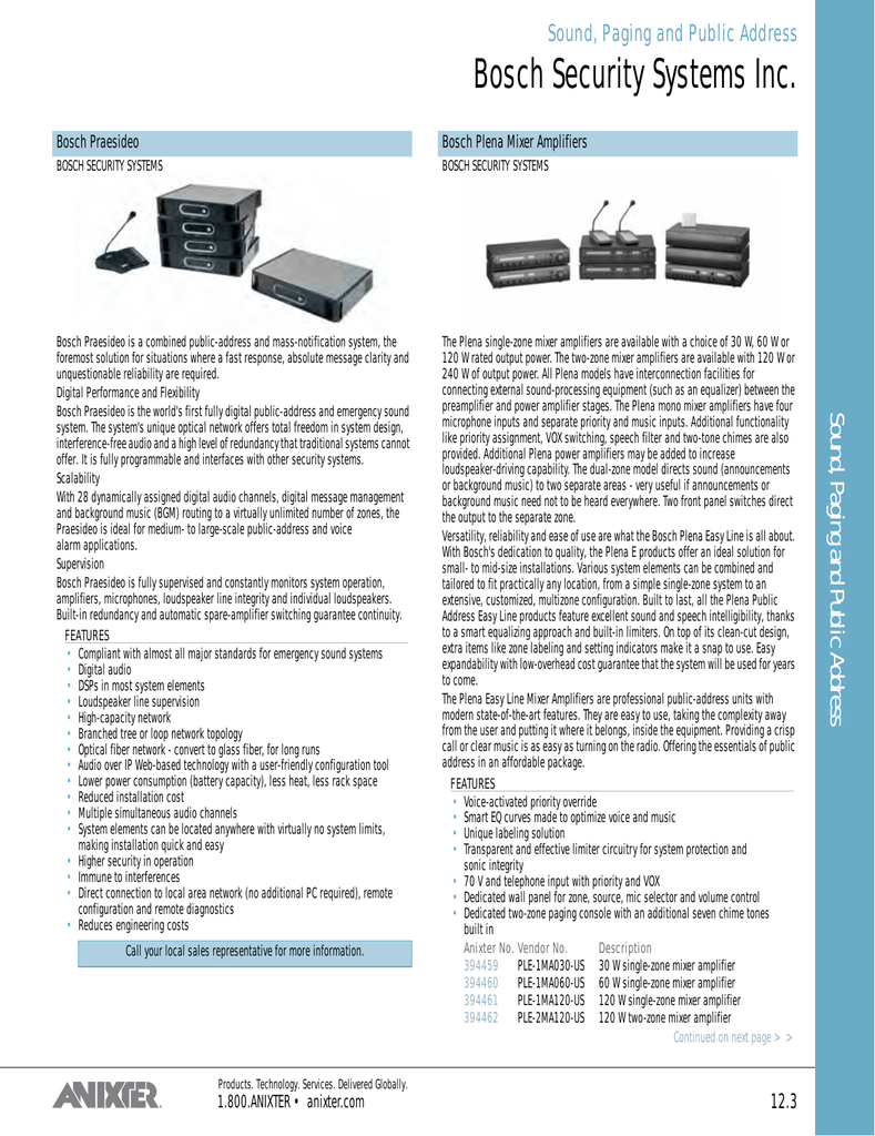 Bosch MSM 5000 UC Specifications | Manualzz