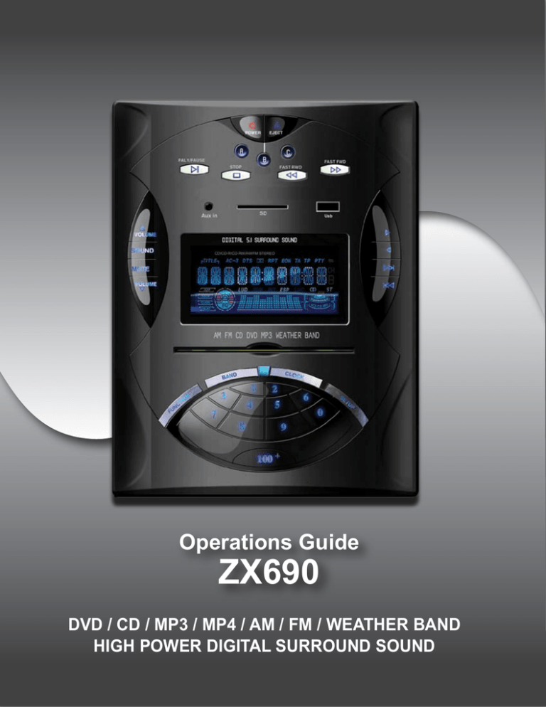Concertone ZX690 Specification Manualzz
