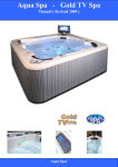 Aqua Spas Gold TV Spa Installation Guide