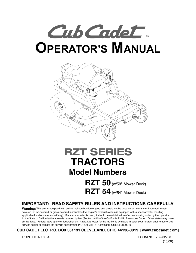 cub cadet rzt 50 22 hp kawasaki carburetor