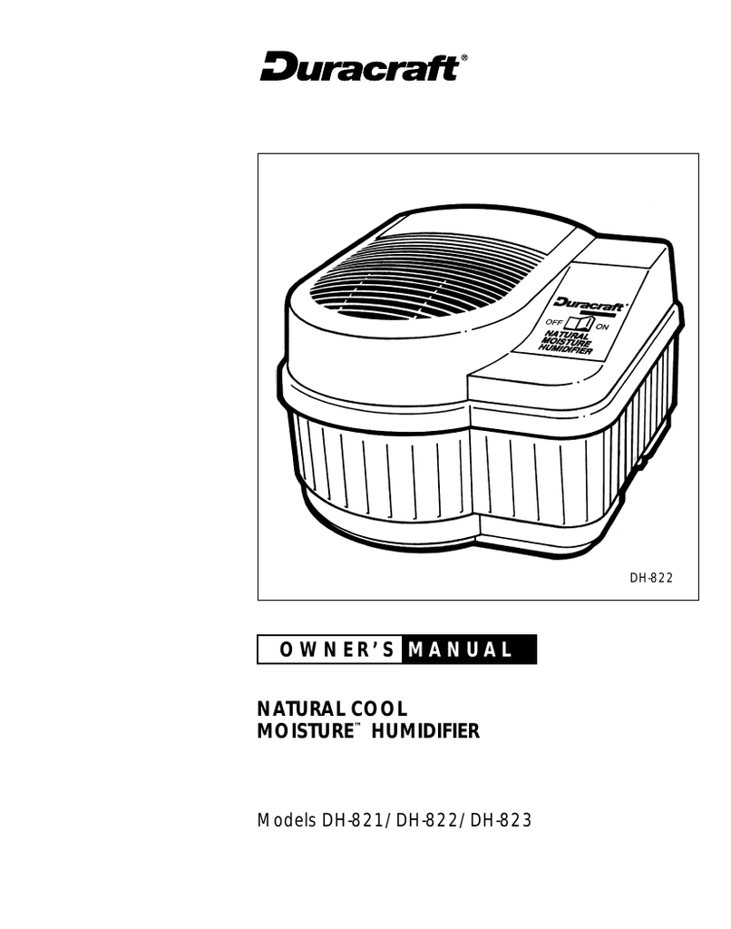 duracraft humidifier