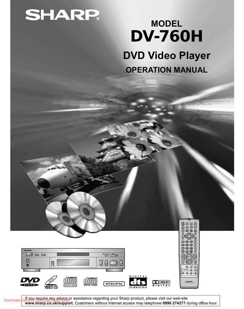 Sharp Dv 760h Specification Manualzz