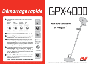 Minelab GPX-4000 Instruction manual | Manualzz
