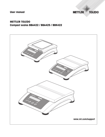 Mettler Toledo Ics425d-xs User Manual 