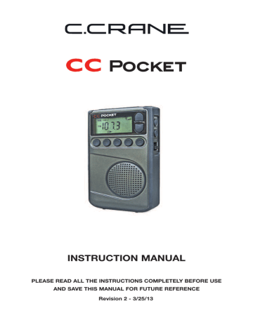 C Crane Cc Pocket Instruction Manual Manualzz