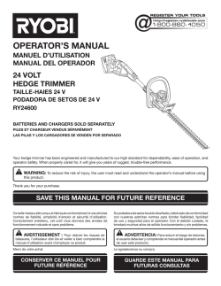 Ryobi RY24600 - User manual | manualzz.com