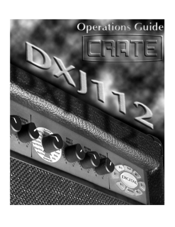 Crate DXJ112 Operation Manual | Manualzz