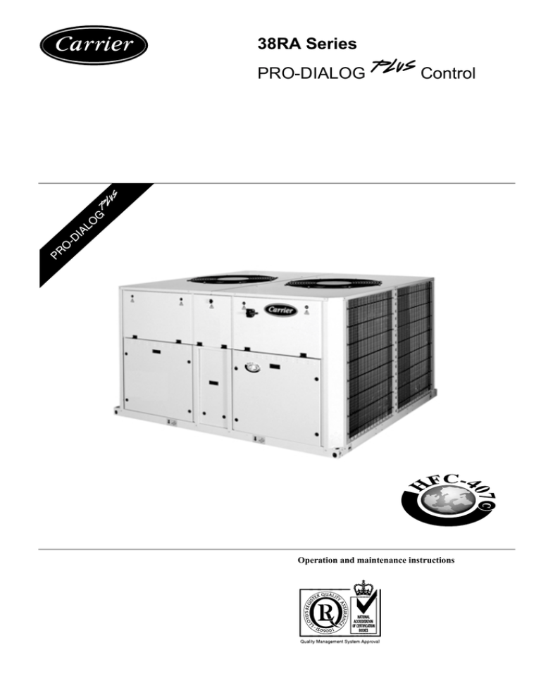 Carrier Pro-Dialog CONTROL 4 User manual | Manualzz