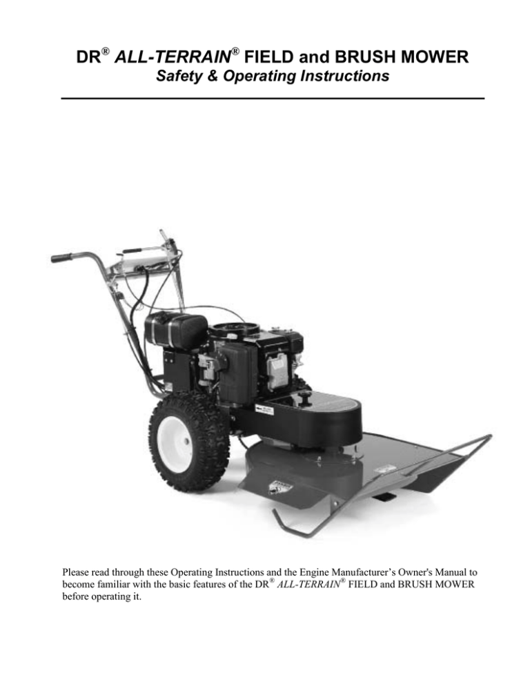 Dr Field And Brush Mower Operating Instructions Manualzz