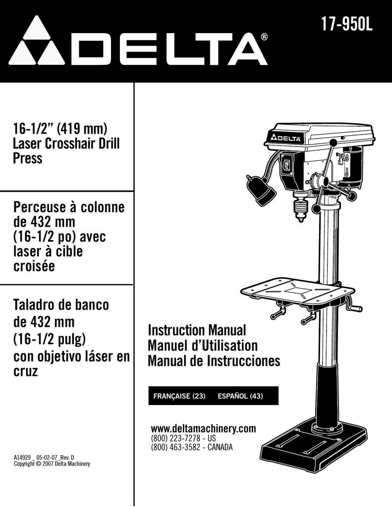 Heavy Duty 1//2/" clés moins Drill Chuck mise à niveau pour DELTA 11-950 Type 2 Drill Press