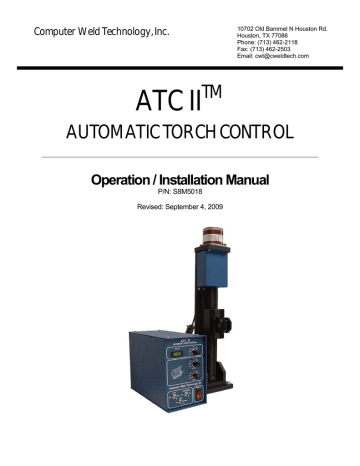 AUTO ARC 255 Installation manual | Manualzz