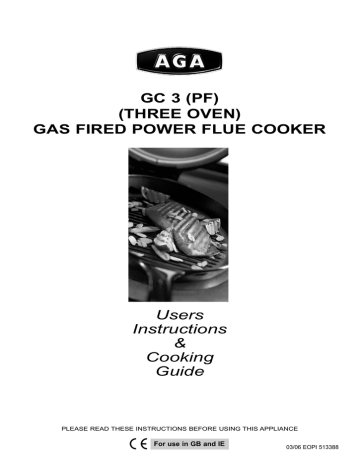 AGA GC 3 User guide | Manualzz