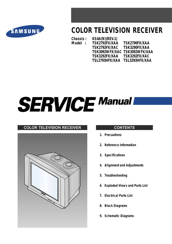 Samsung CS29A7 Specifications | Manualzz