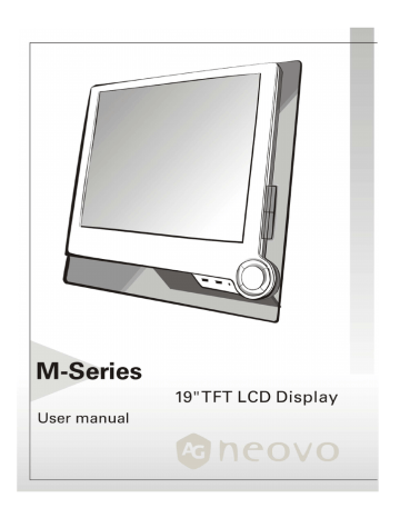 AG Neovo M-19 User manual | Manualzz