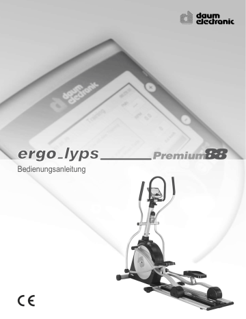 Daum electronic | Benutzerhandbuch | ergo_lyps premium88 Bedienungsanleitung | Manualzz