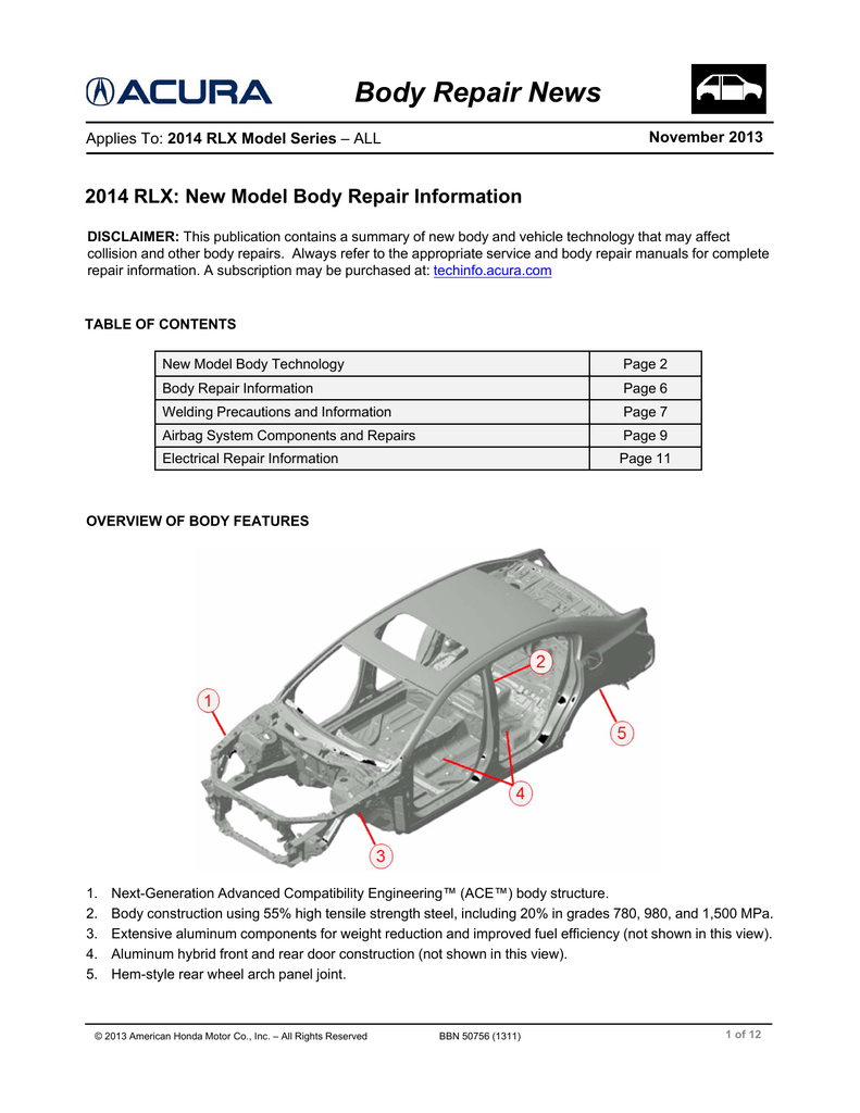 Acura 2014 RLX User manual | Manualzz