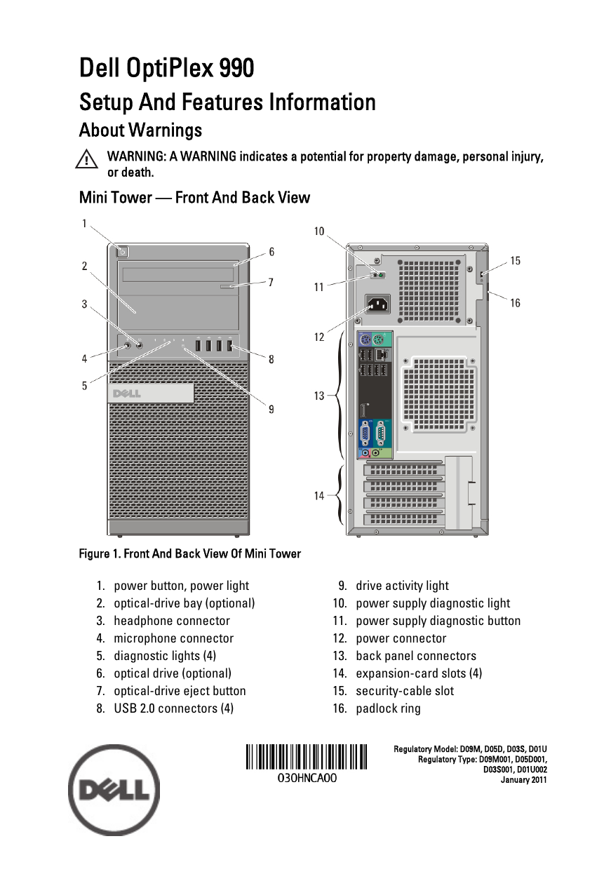 Dell Optiplex 990 Diagnostic Lights 1 2 3 4 | Americanwarmoms.org