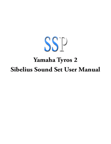 Yamaha Tyros2 User manual | Manualzz