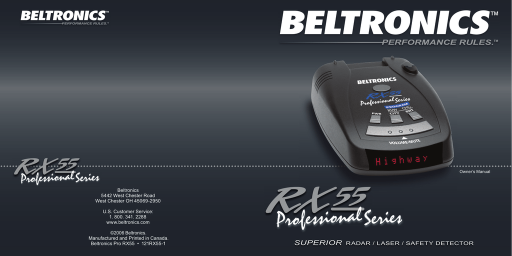 beltronics rx65 update software
