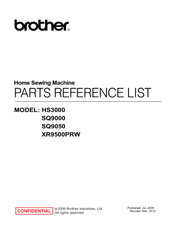 Brother Hs 3000 User Manual Model Hs3000 Sq9000 Sq9050 Xr9500prw Manualzz