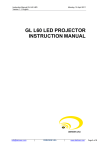 Derksen USA GL L60 Instruction manual