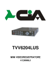 CIA TVV6204LUS Manuale