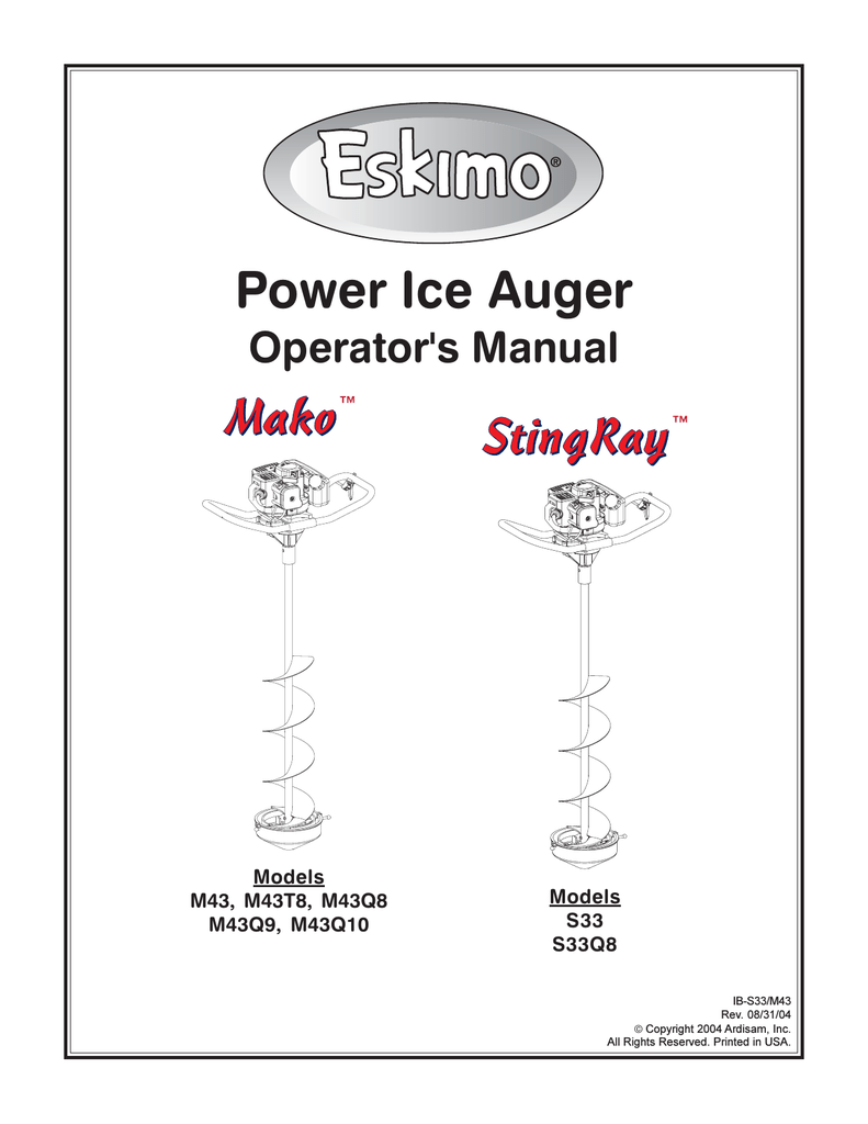 ESKIMO ICE AUGER 4811 THROTTLE CABLE GENUINE OEM S33 STINGRAY