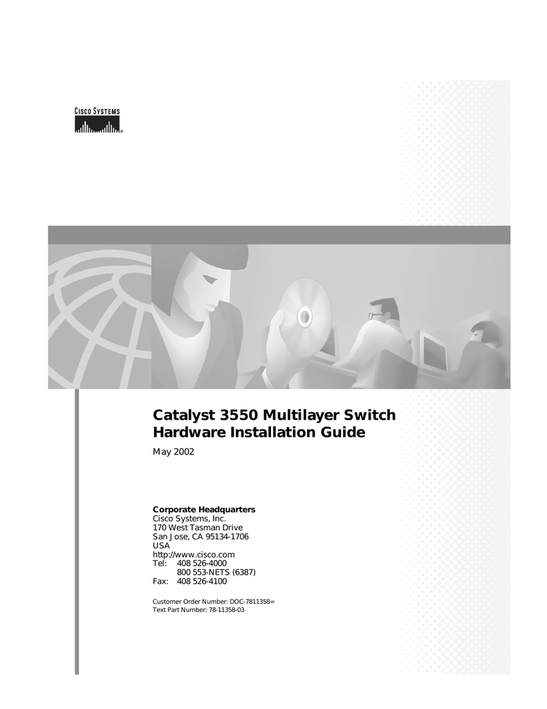 Cisco WS-C3550-24-FX-SMI - Catalyst 3550 100BASE-FX Switch Installation  guide | manualzz.com