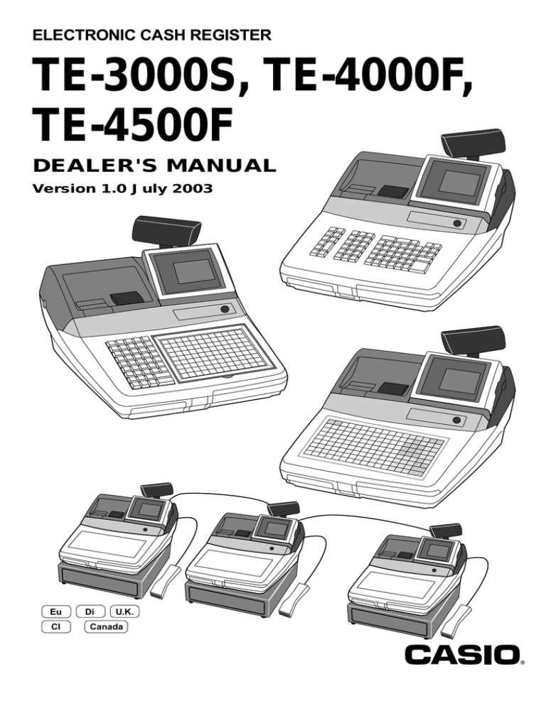 Casio Te 4000f User Manual Manualzz